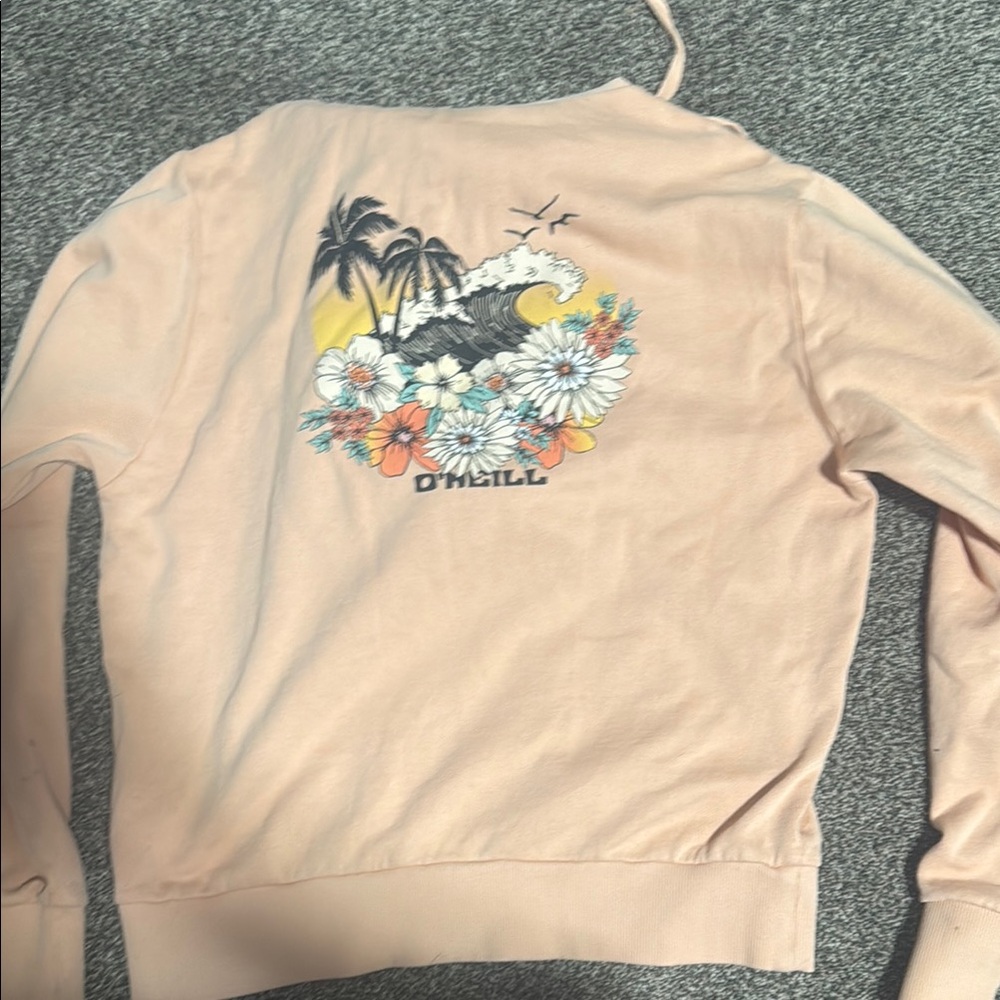 O'Neill Light Pink Graphic Sweatshirt